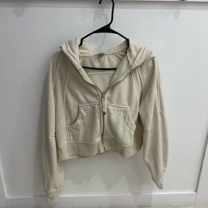 Better Together Cream Cropped Hoodie (S)